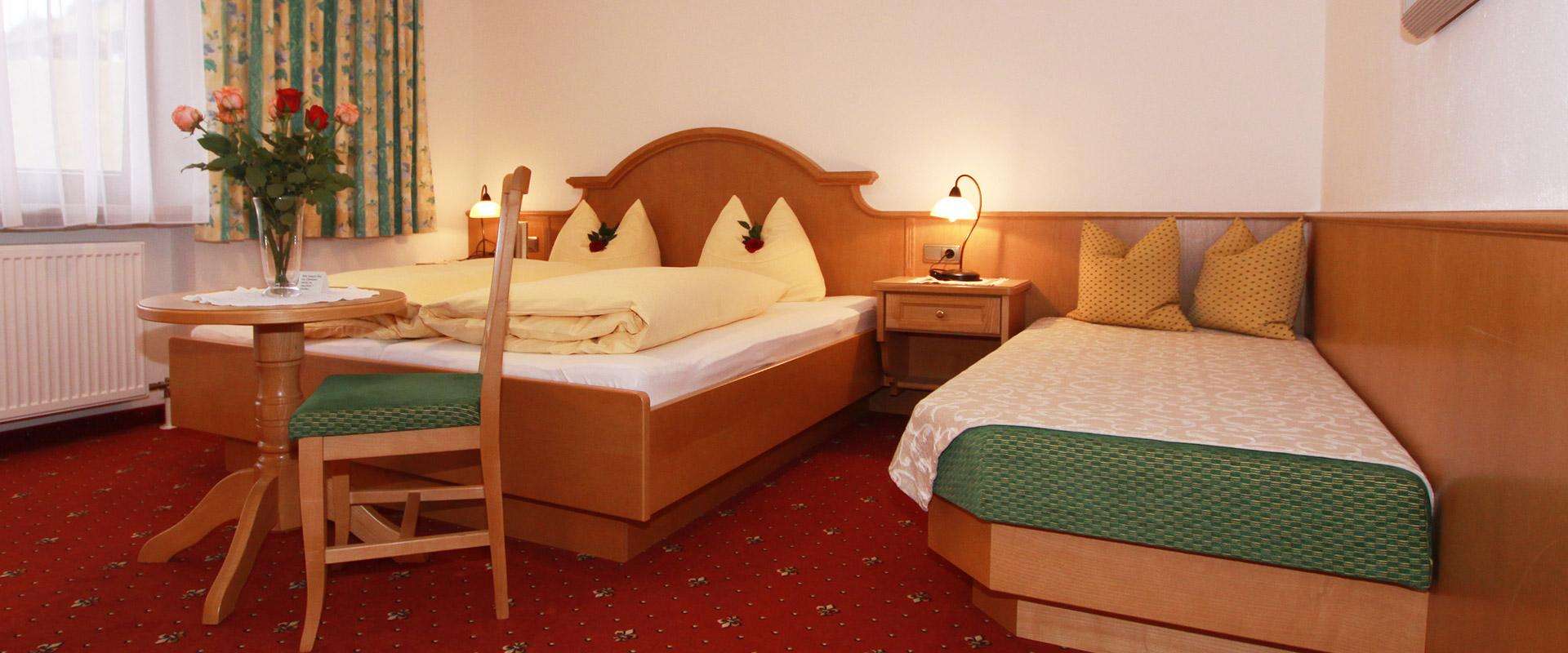 Zimmer im Gästehaus Gmünderklause im Zillertal